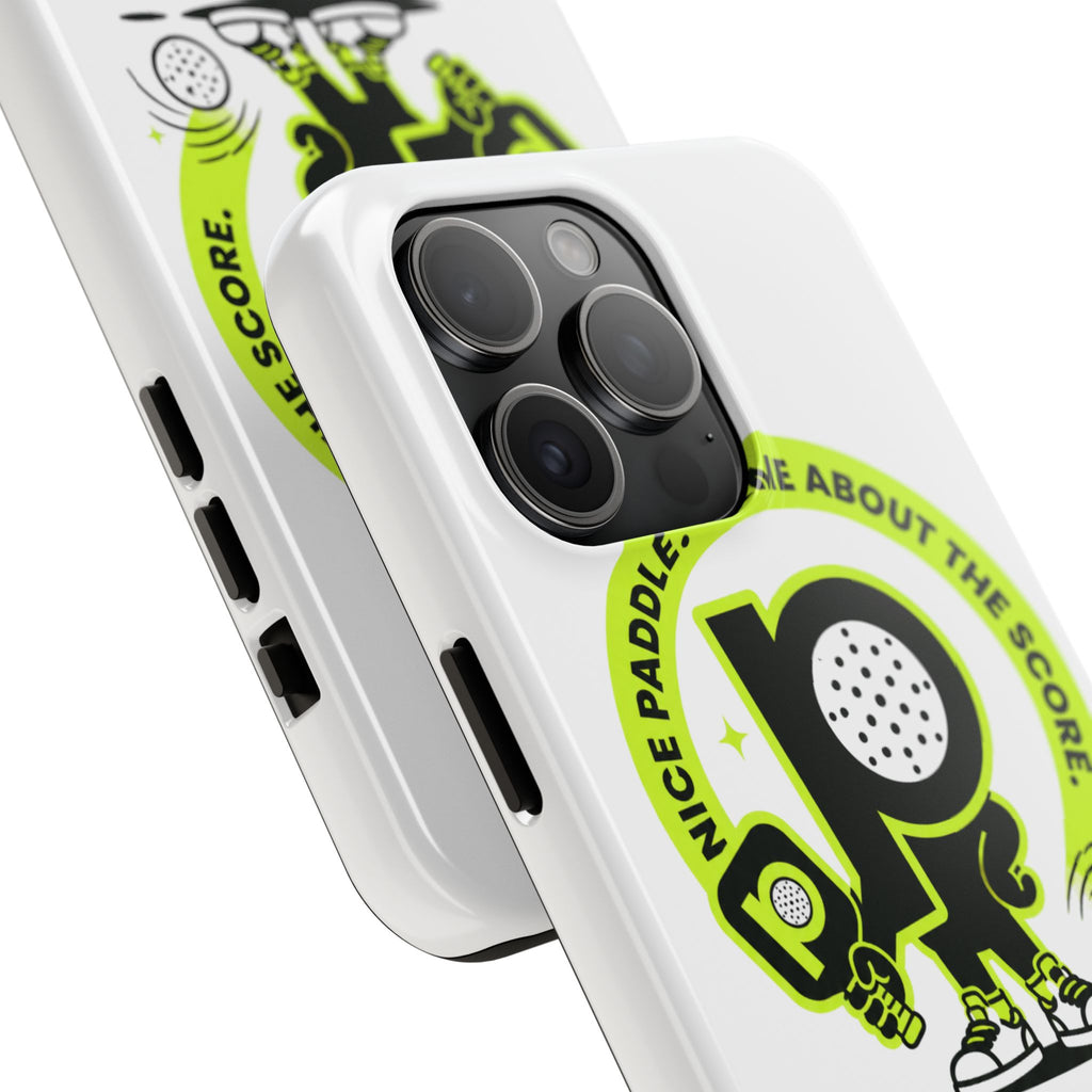 Pugly Pickleball Tough Phone Case — Neon Logo “Play Ugly, Win Pretty”