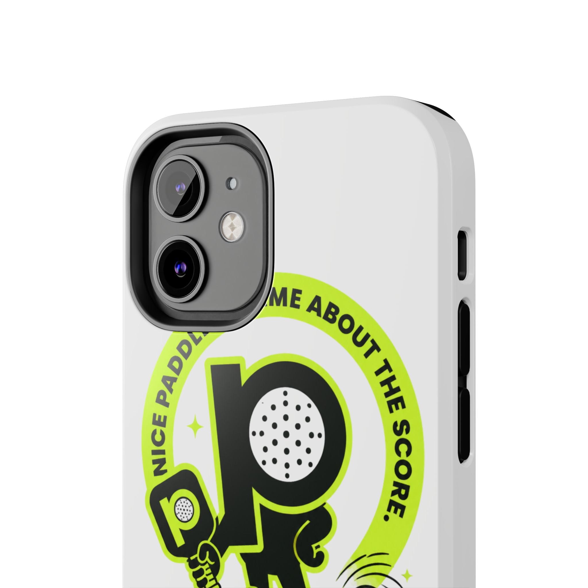 Pugly Pickleball Tough Phone Case — Neon Logo “Play Ugly, Win Pretty”
