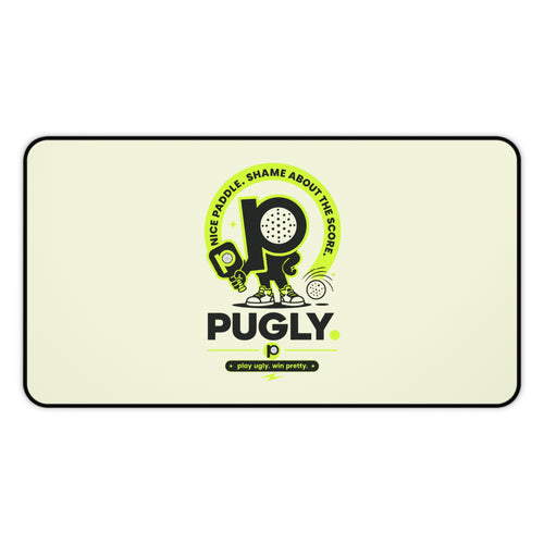 Pugly Pickleball Desk Mat — "Nice Paddle, Shame About the Score" Gaming/Office Desk Pad