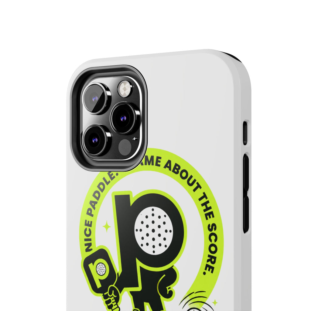 Pugly Pickleball Tough Phone Case — Neon Logo “Play Ugly, Win Pretty”