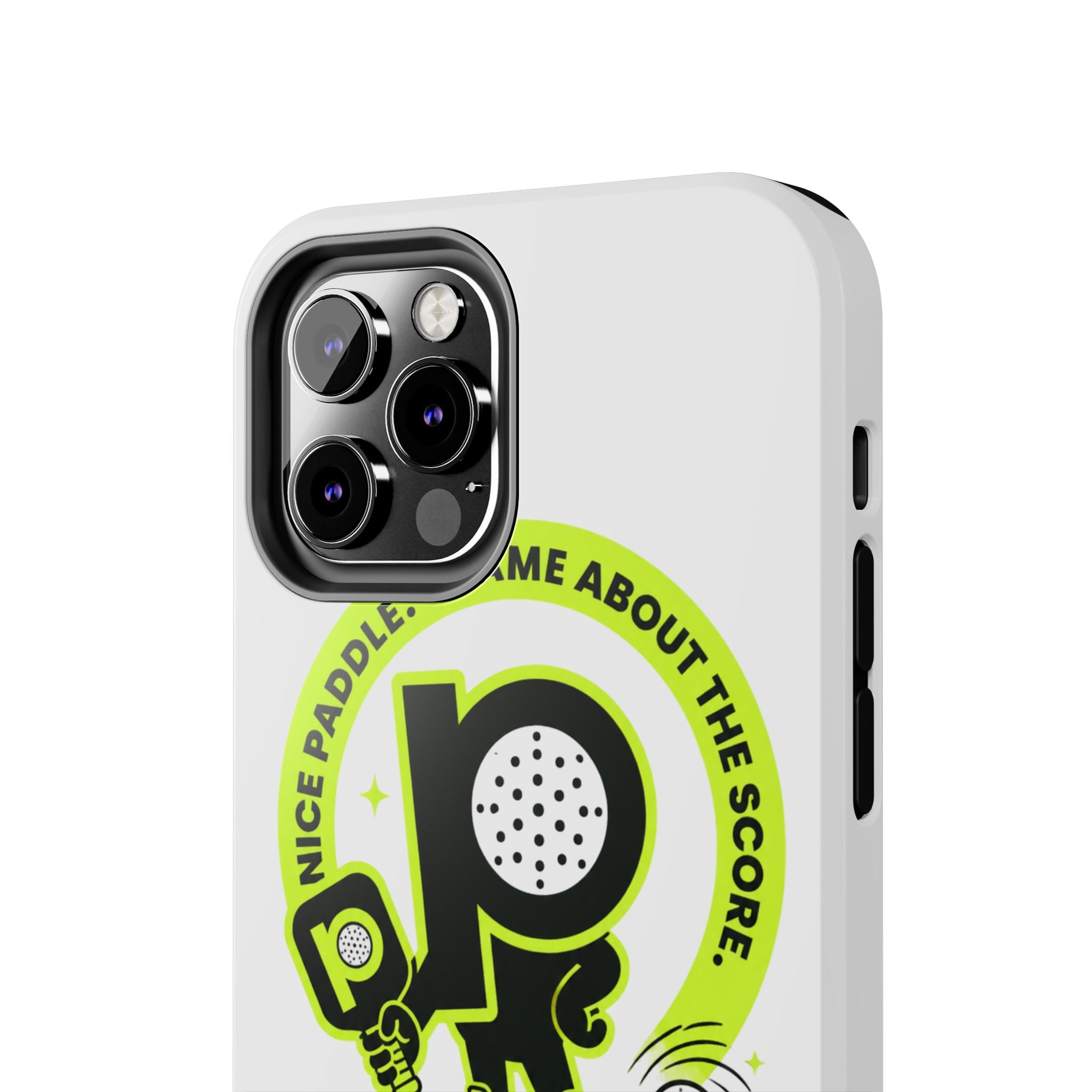 Pugly Pickleball Tough Phone Case — Neon Logo “Play Ugly, Win Pretty”