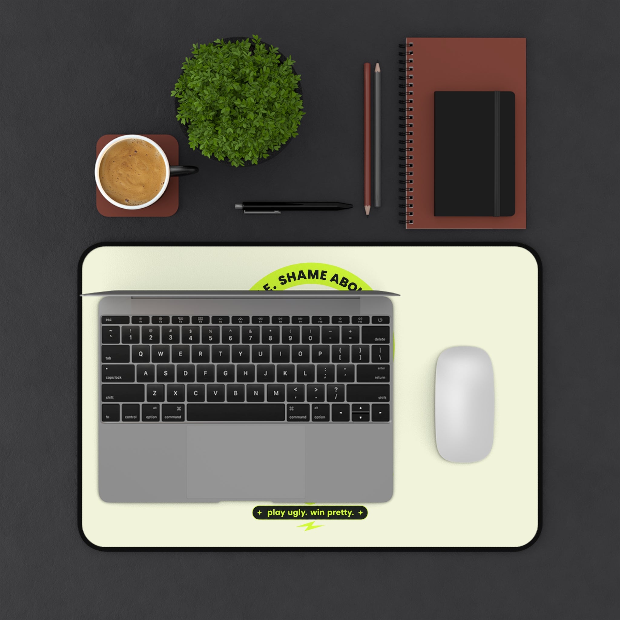 Pugly Pickleball Desk Mat — "Nice Paddle, Shame About the Score" Gaming/Office Desk Pad