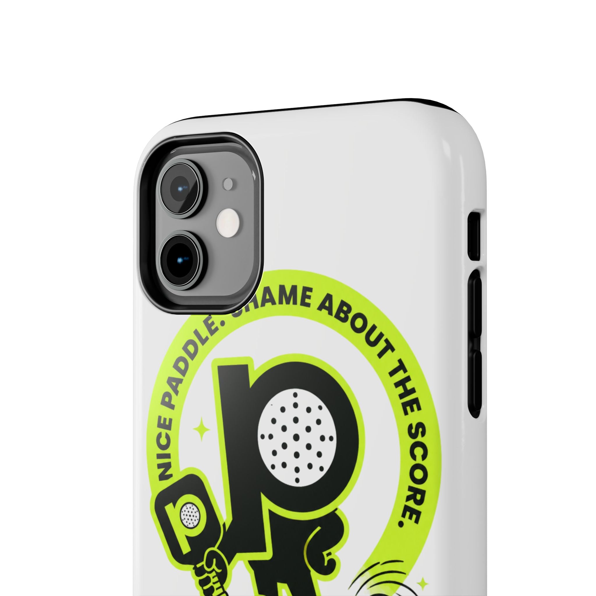 Pugly Pickleball Tough Phone Case — Neon Logo “Play Ugly, Win Pretty”