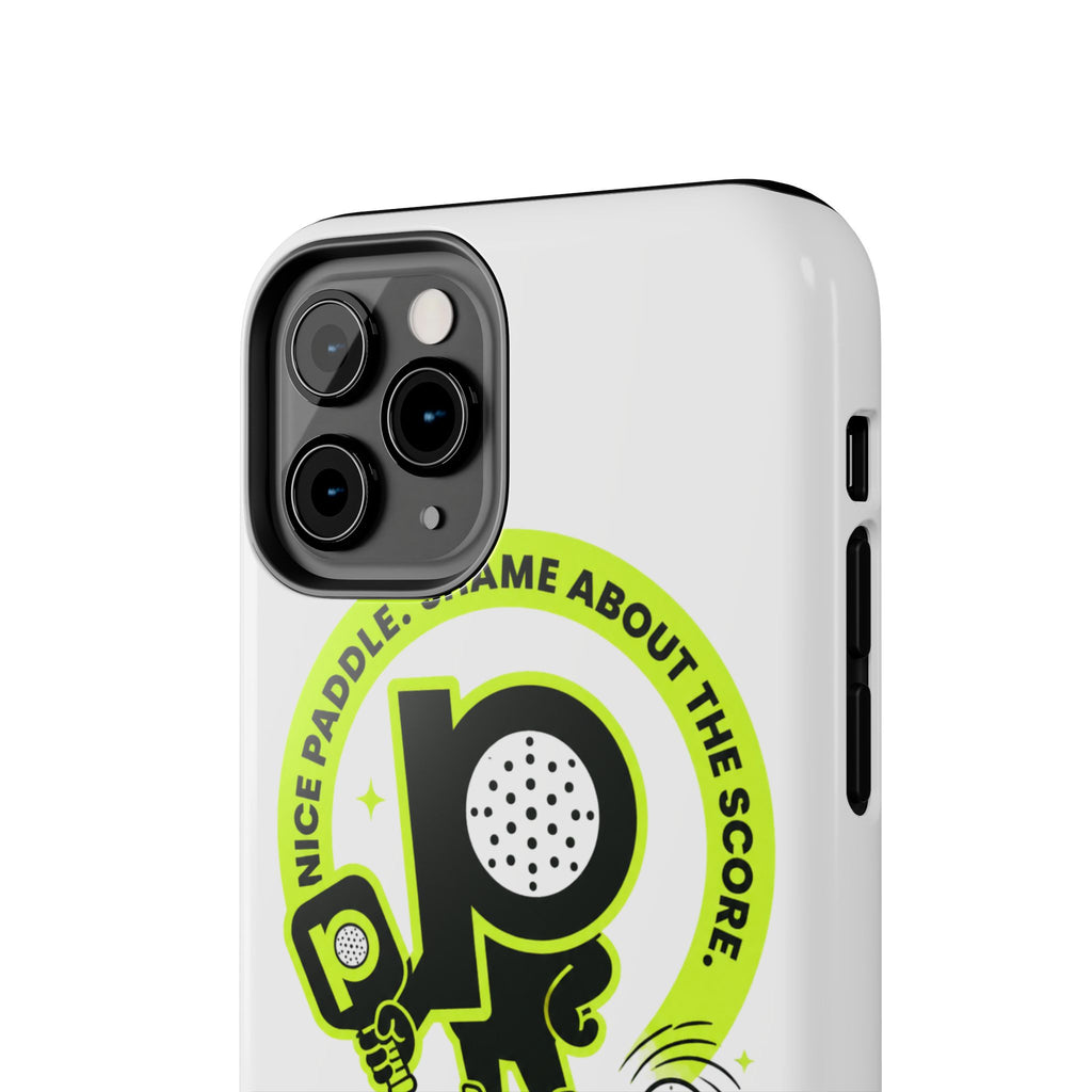 Pugly Pickleball Tough Phone Case — Neon Logo “Play Ugly, Win Pretty”
