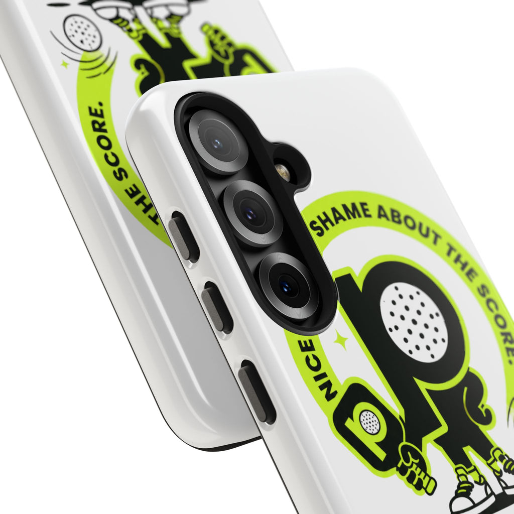 Pugly Pickleball Tough Phone Case — Neon Logo “Play Ugly, Win Pretty”