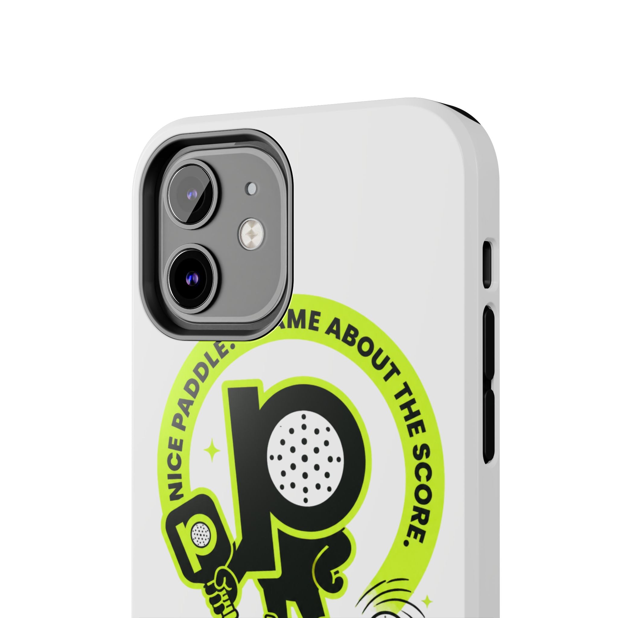 Pugly Pickleball Tough Phone Case — Neon Logo “Play Ugly, Win Pretty”