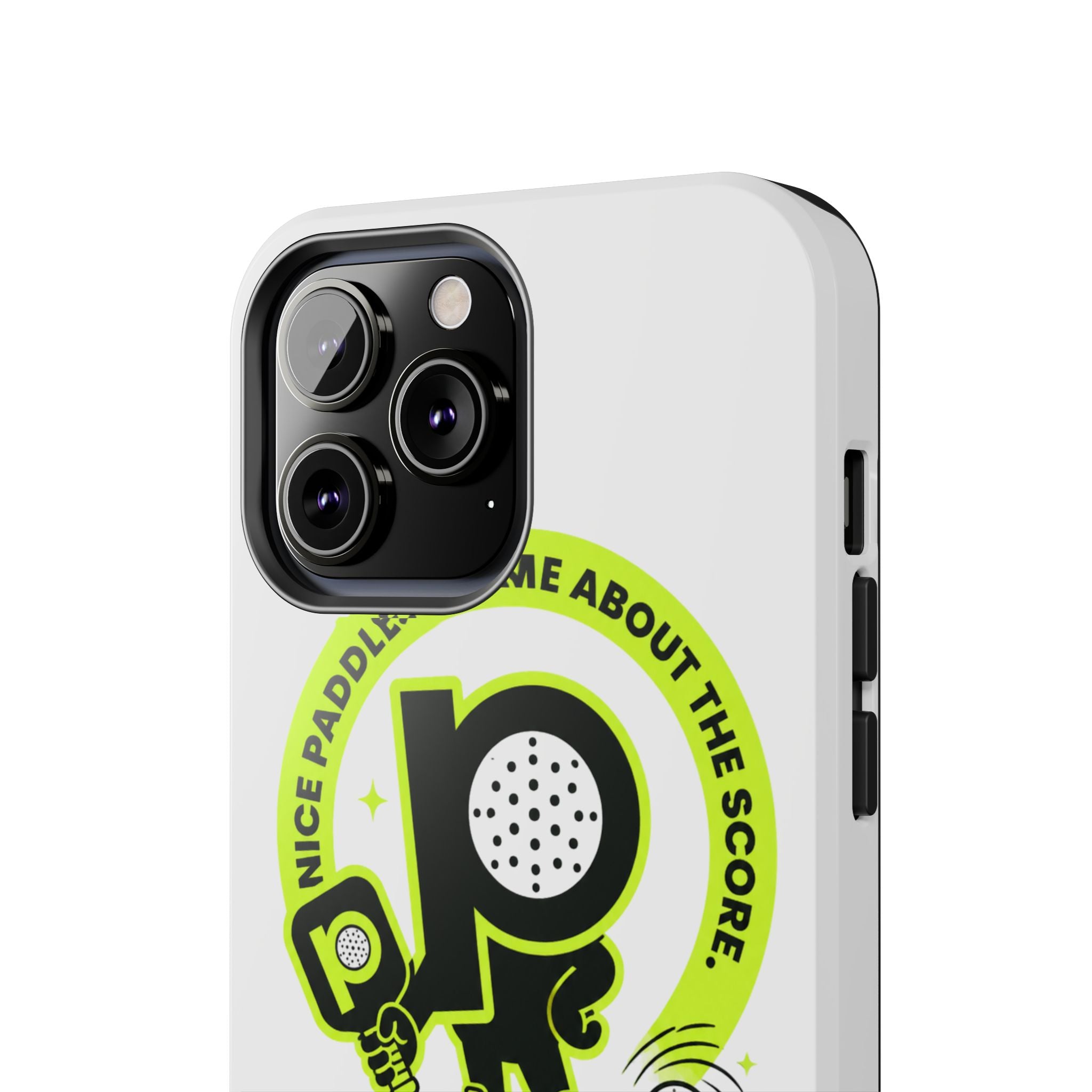 Pugly Pickleball Tough Phone Case — Neon Logo “Play Ugly, Win Pretty”