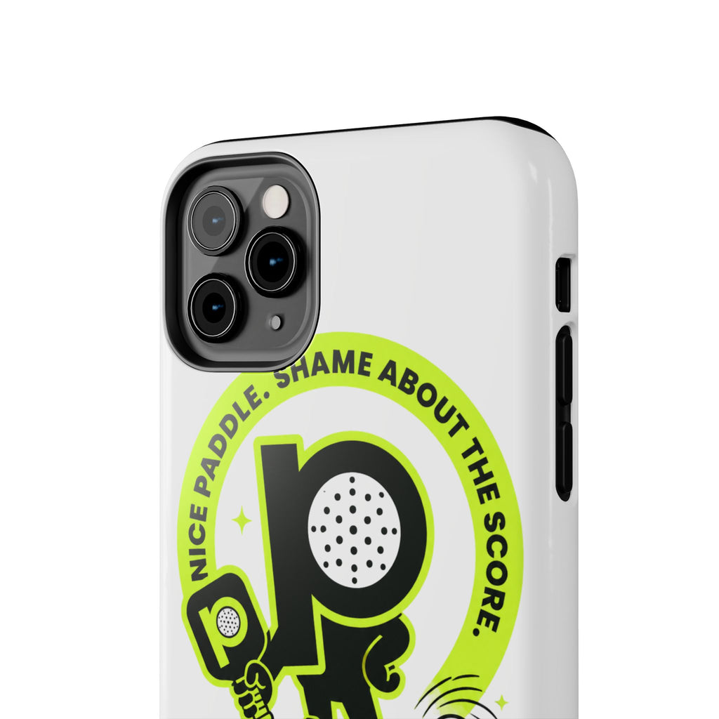 Pugly Pickleball Tough Phone Case — Neon Logo “Play Ugly, Win Pretty”