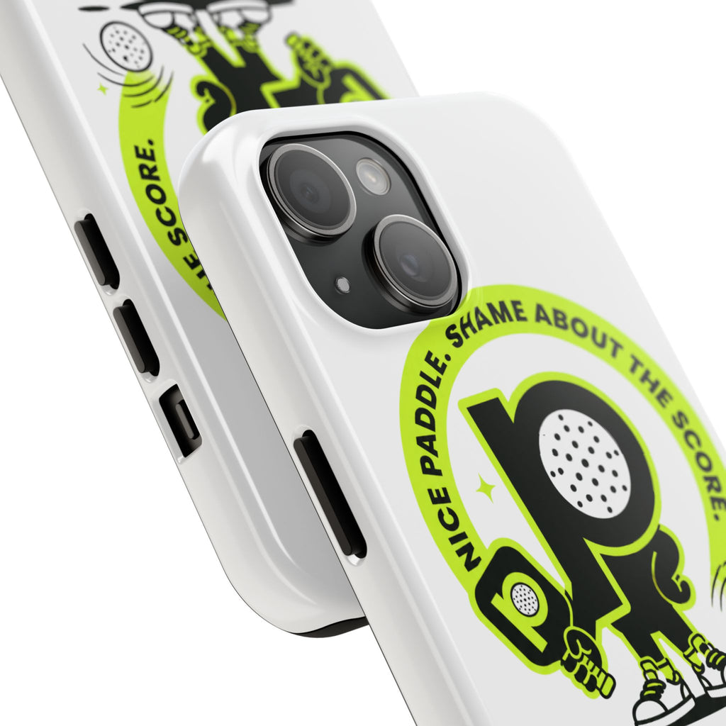 Pugly Pickleball Tough Phone Case — Neon Logo “Play Ugly, Win Pretty”