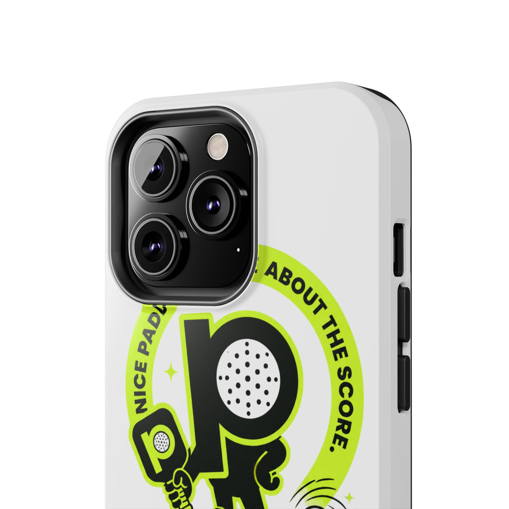Pugly Pickleball Tough Phone Case — Neon Logo “Play Ugly, Win Pretty”