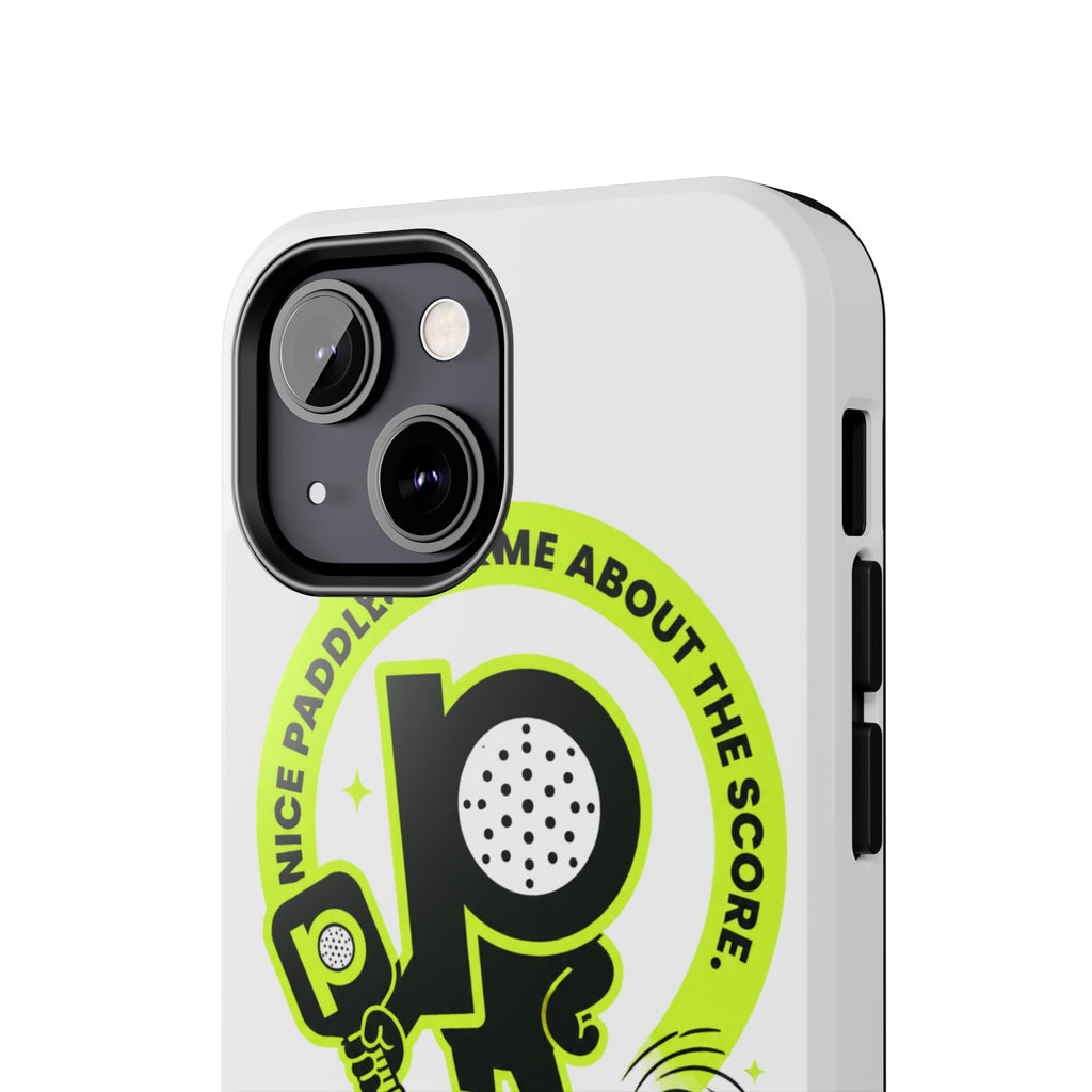 Pugly Pickleball Tough Phone Case — Neon Logo “Play Ugly, Win Pretty”