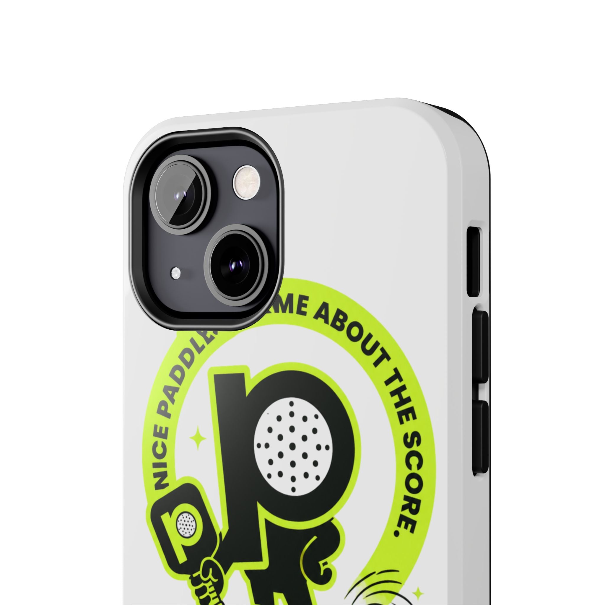 Pugly Pickleball Tough Phone Case — Neon Logo “Play Ugly, Win Pretty”