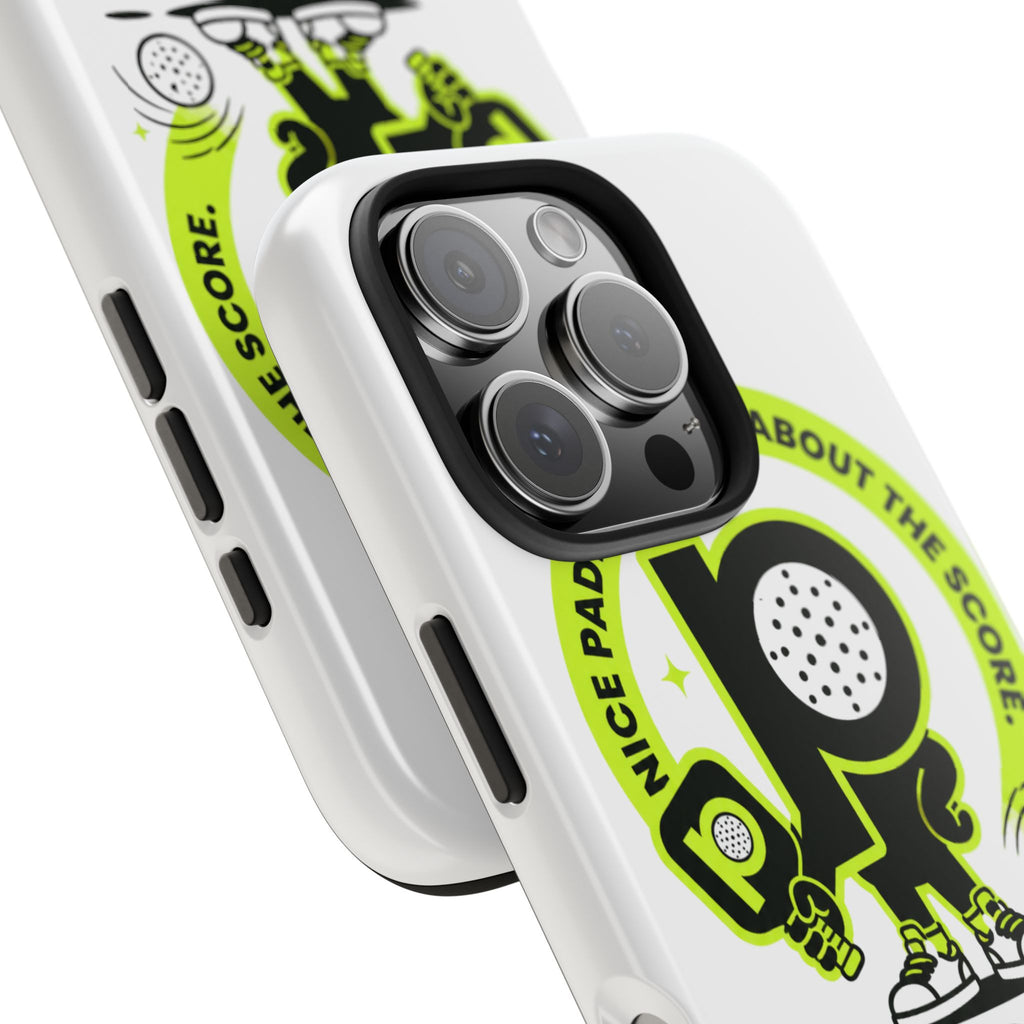 Pugly Pickleball Tough Phone Case — Neon Logo “Play Ugly, Win Pretty”