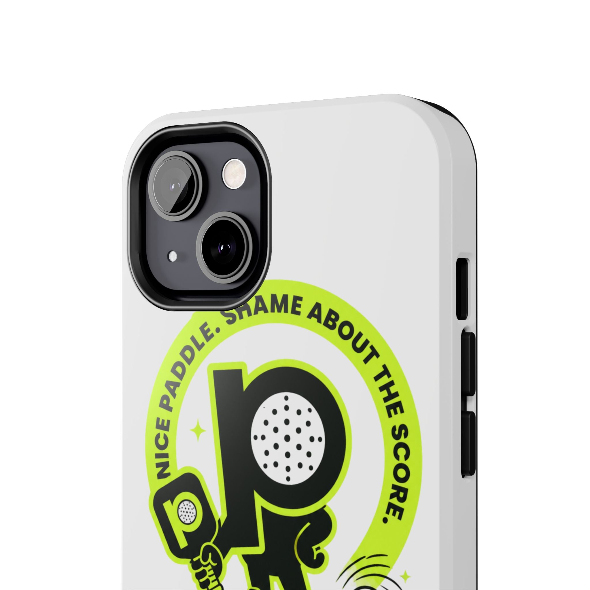 Pugly Pickleball Tough Phone Case — Neon Logo “Play Ugly, Win Pretty”