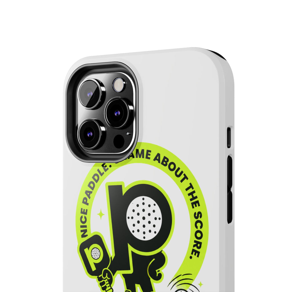 Pugly Pickleball Tough Phone Case — Neon Logo “Play Ugly, Win Pretty”